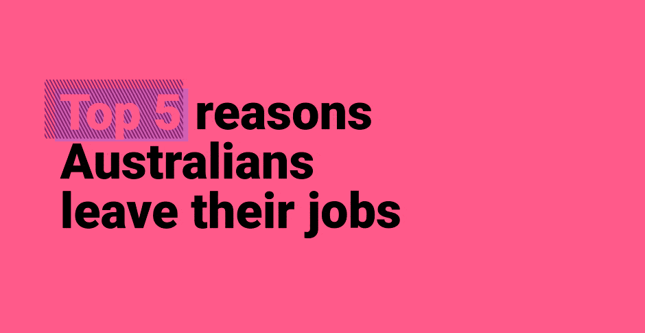 The top 5 reasons people leave their jobs