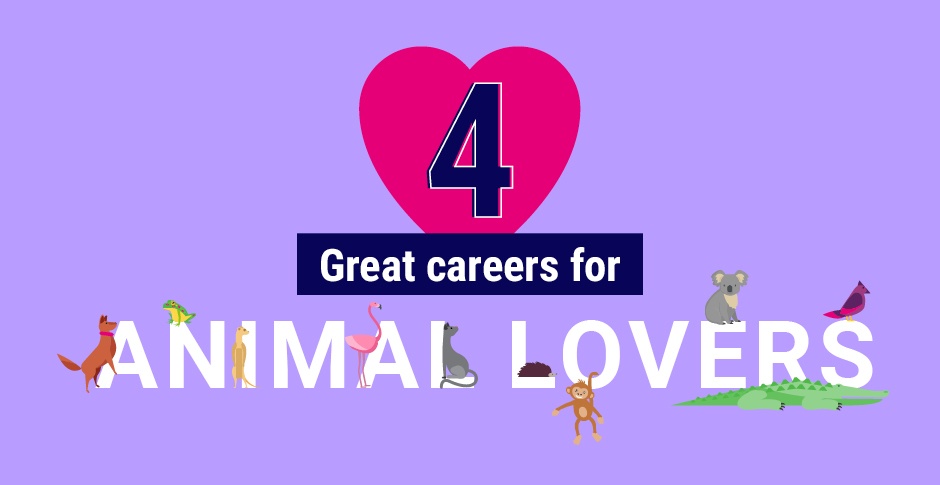 Love animals? Here are 4 career ideas for you