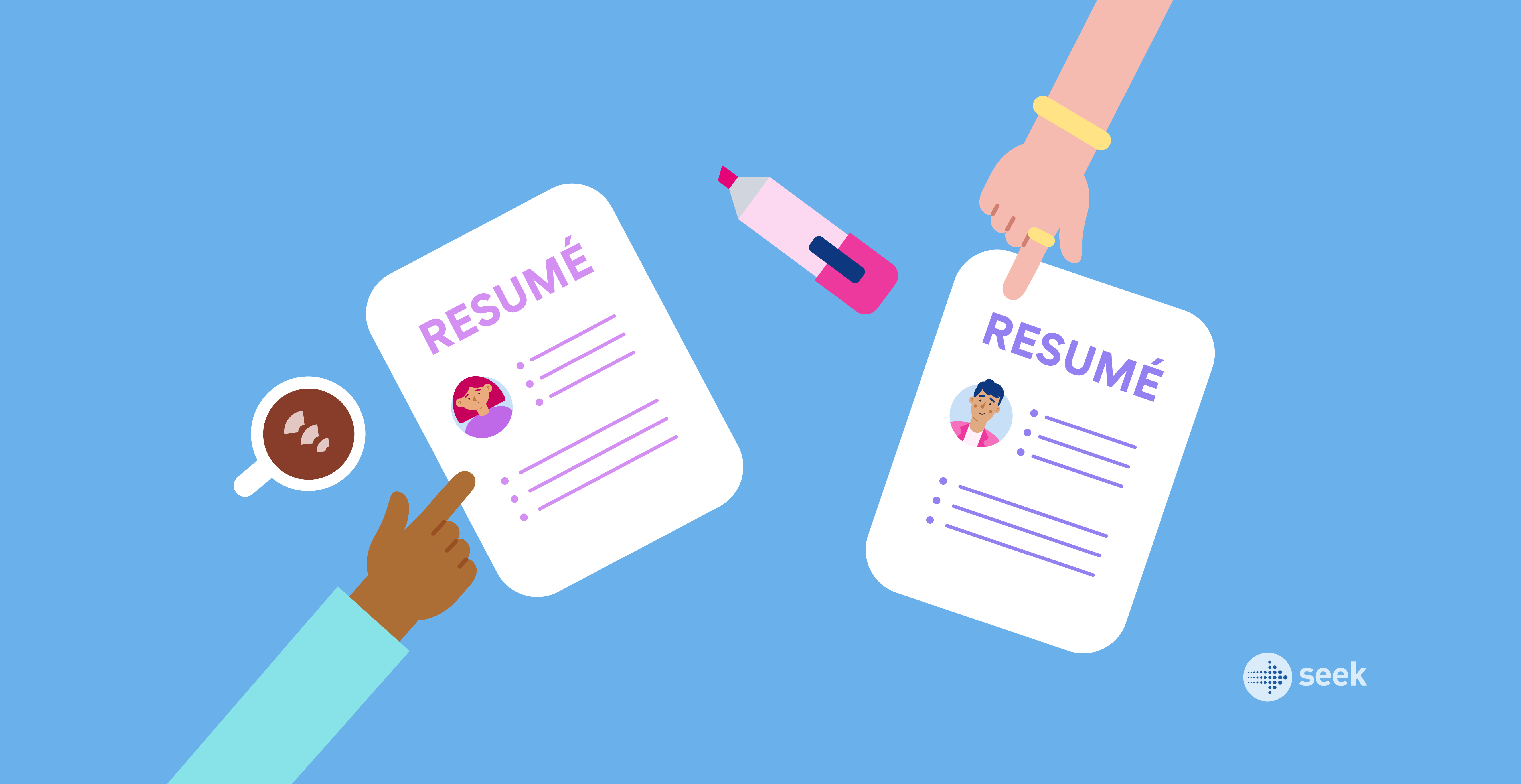 What are the different recruitment process steps? 